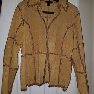 Suede/Crochet - Blazer/Jacket